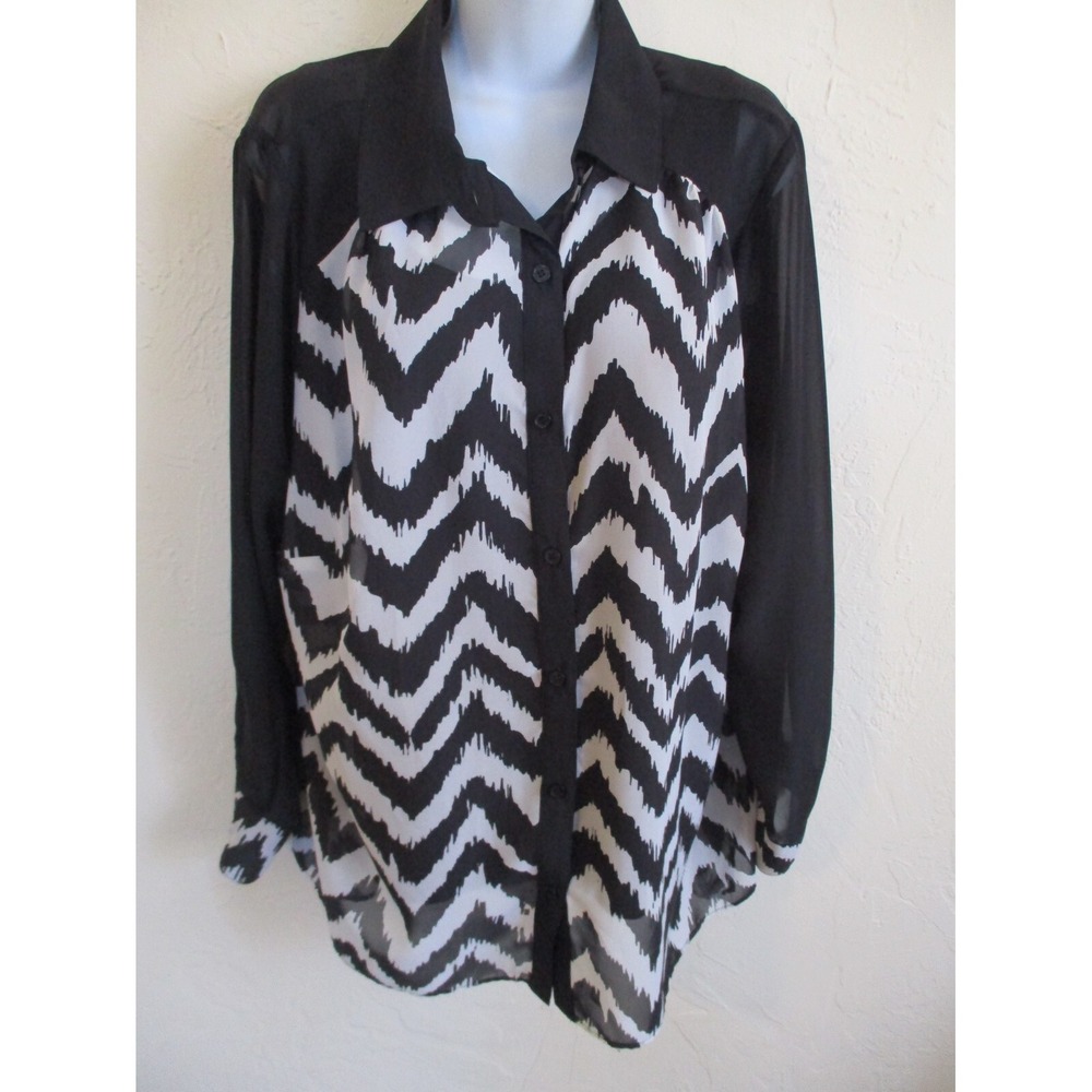 Alyx Tank Top & Sheer Shirt Set Plus Size 1X